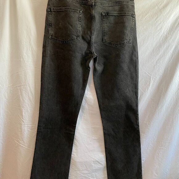 Reformation Liza Button Fly High Rise Straight Jeans Yuma - Size 30 - Picture 4 of 4